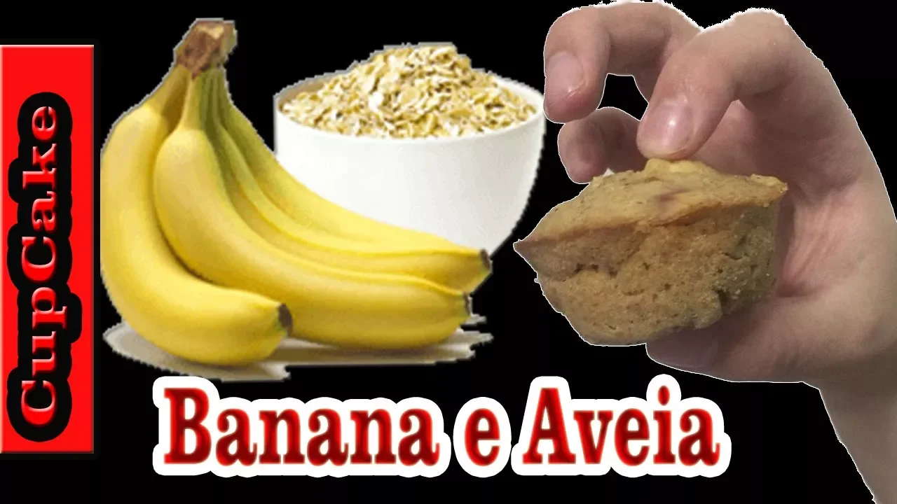CUPCAKE BANANA E AVEIA!