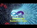 Visual Basic 6 0 - Mid Replace Instr While