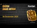 Harga Emas Antam Hari Ini Menipis (6 Desember 2025)