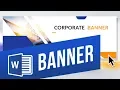How to Make a Banner in Word