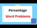Percentage word problems