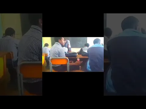 PNG High School Students drinking in Classroom