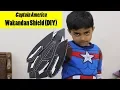 How to make Captain America s Wakandan Shield out of cardboard DIY