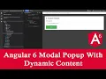 Angular 6 - Custom Modal Window Dialog Box Vijay Chauhan