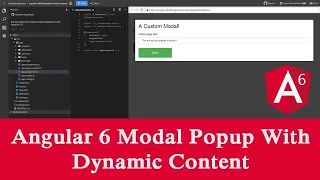 Angular 6 - Custom Modal Window Dialog Box Vijay Chauhan