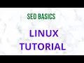 SED Tutorial SED basics Linux Tutorial Sed to print text contents