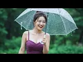 Download Lagu [4K] Real AI Lookbook Model | Korean Woman in Rainy Forest Fashion Scene