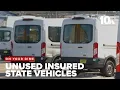 State pays thousands to insure vehicles that rarely leave the lot