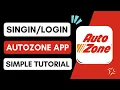 How to Login AutoZone App Account Sign In
