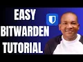 Bitwarden Tutorial for Beginners 2025 Full Guide on Free Password Manager Cybersecurity