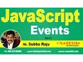 Events in JavaScript Part-1 JavaScript Tutorial Mr Subba Raju