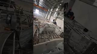 Evolution of a performance catamaran #welding #aluminiumfabrication #performanceboats #boatbuild