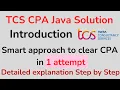 TCA CPA Java hands on coding solutions