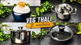 Veg Thali for My Family 😍 | Bharpet Ghar Ka Khana Using ft.Nestaise Products 🩷 | Indian Veg Thali