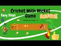 How to Make a Cricket With Wicket Game in Scratch Part 1 Bowling Ball Animation Wicket Design