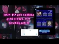 How to get Falling HTML on your Everskies Layout