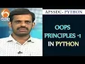 Oops Principles Python Training Program Lesson 1 APSSDC MANA TV