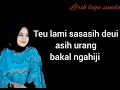 Download Lagu lirik lagu sunda (jalir jangji) cover by:nina
