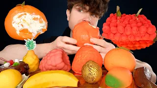 asmr mukbang most beautiful desserts in la hyperrealistic pastries full of cream with chocolate