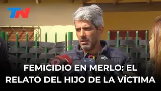 Habló el hijo de la mujer que fue asesinada por su marido en Merlo: “Mi papá es un psicópata”