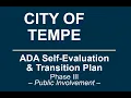 Learn about Tempe s ADA Transition Plan - Phase III ARCHIVE