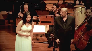             فیروز  اعطنی الناي و غنی  مع اوركسترا المانی  و امیرا رضا قیادۃ عادل شلبی دندنها