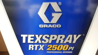 Our Brand New Graco TexSpray RTX 2500 PI