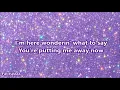 BENEE - Glitter (Lyrics)