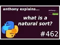 what is a natural sort beginner - intermediate anthony explains