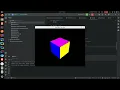 How to draw cube and pyramid using opengl in python