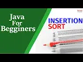 Java Tutorial For Beginners in hindi Insertion Sort in Java Insertion Sorting