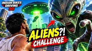 Indian Bikes Driving 3D Alien Challenge 😱👽 | Alien Attack Mode!