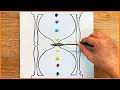 Hourglass Silhouette Painting How to Draw Ocean Autumn