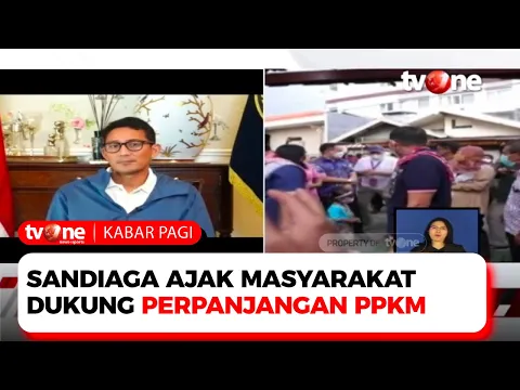Terang-terangan, Sandiaga Uno Ajak Masyarakat Dukung PPKM