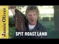 Spit Roast Lamb Jamie at Home