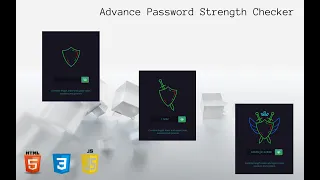 Advanced Password Strength Checker with HTML CSS and JavaScript JS projects The Terminal Boy
