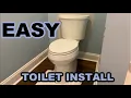 EASY KOHLER skirted toilet install