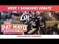 2018 Fantasy Football Week 1 Rankings Starts Sits Sleepers and Busts