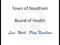Board of Health Rice Barn Appeal of Needham BOH Three Month Permit Revocation 2022
