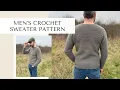 Top Down Men s Crochet Sweater Pattern