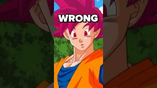 Super Saiyan God Is WRONG 