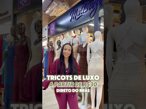 TRICOT MODAL DE LUXO A PARTIR DE R$30 NO BRÁS! 😱😍