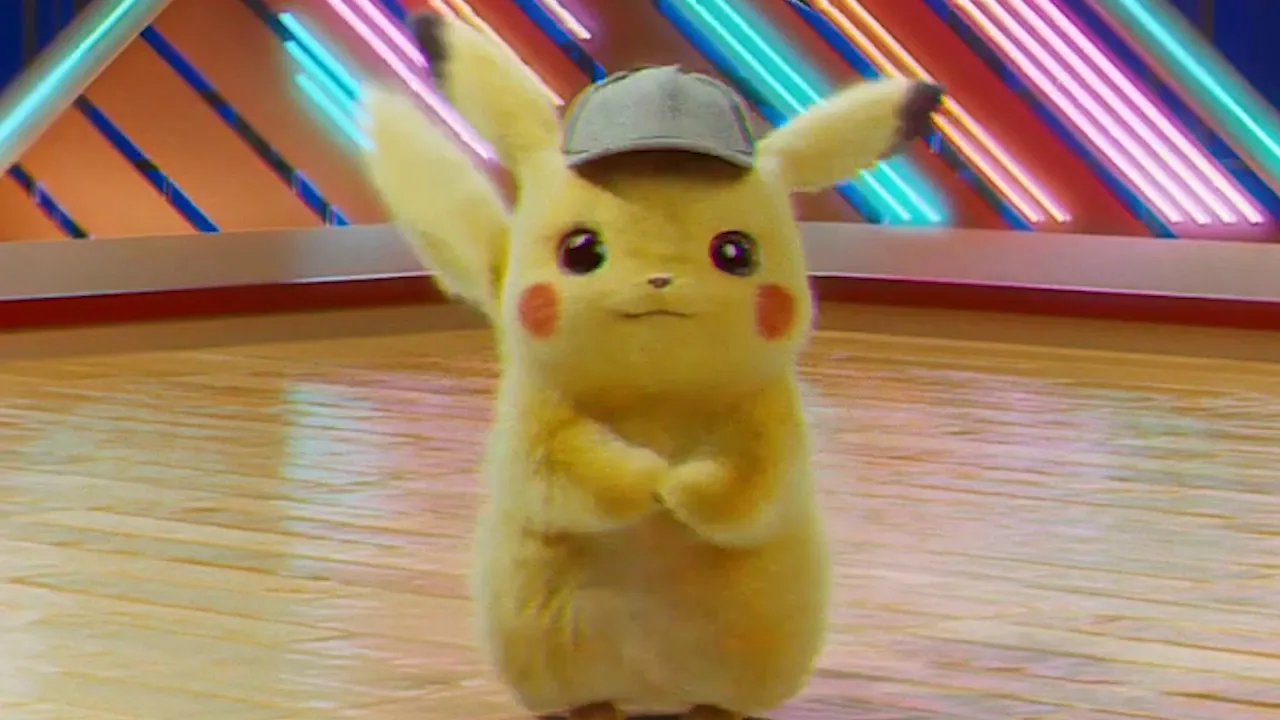 Detective Pikachu Dances To The Hampster Dance Song