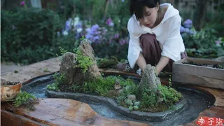 Wine Table Of Winding Canal An Exciting By Product Of Watching TV 丨Liziqi Channel 