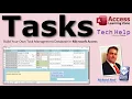 Microsoft Access Task Management Database Design and Build Your Own To Do List Link to Customers