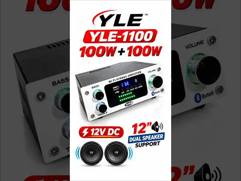 YLE-1100 Hi-Fi Stereo Amplifier #shorts #youlikeelectronic