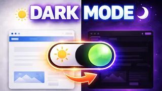 Add Dark Mode to Your Website in 5 Minutes HTML CSS