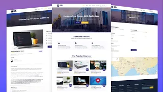 Build Responsive Multipage Websites With HTML CSS JavaScript Full Responsive Site