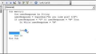 Excel 2010 VBA Tutorial 25 Do While Loop 360p