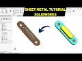 Sheet Metal Emboss Forming Tool in SOLIDWORKS Robo CAD